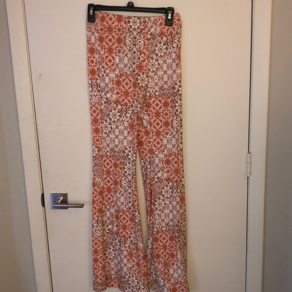 Pink Flare Pants Size Small